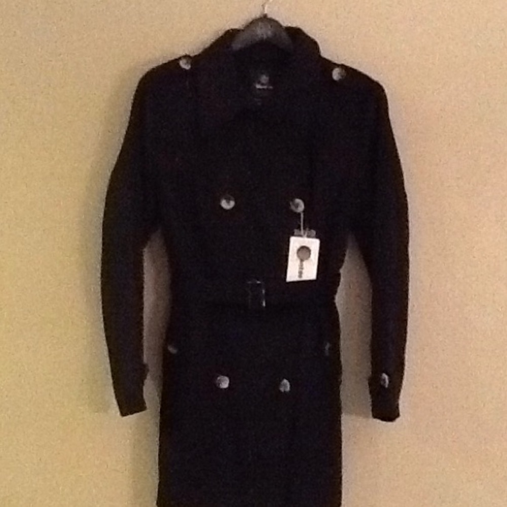 Double breasted winter coat